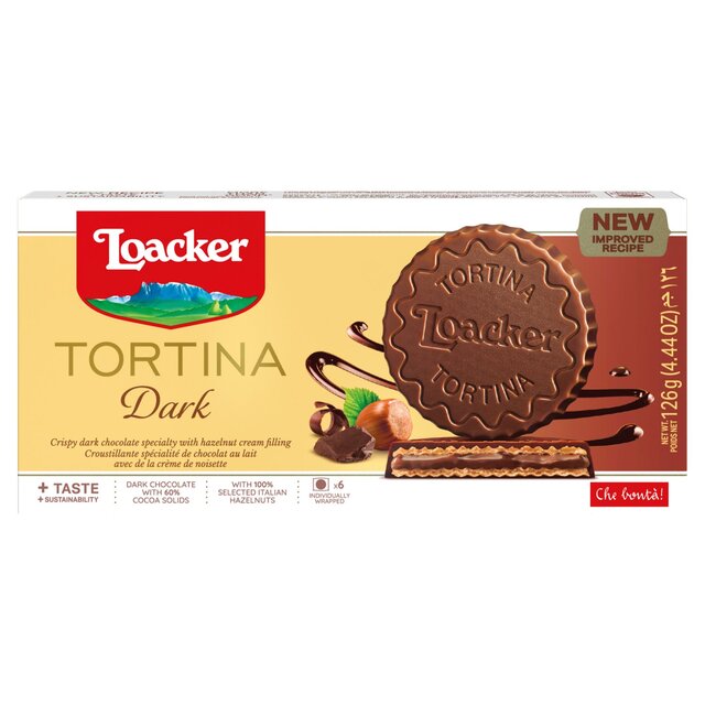 Loacker Tortina Oscura 125g 