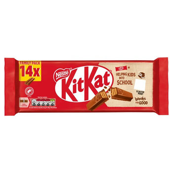 Barra de galleta de chocolate con leche para 2 dedos KitKat 14 x 20,7 g 