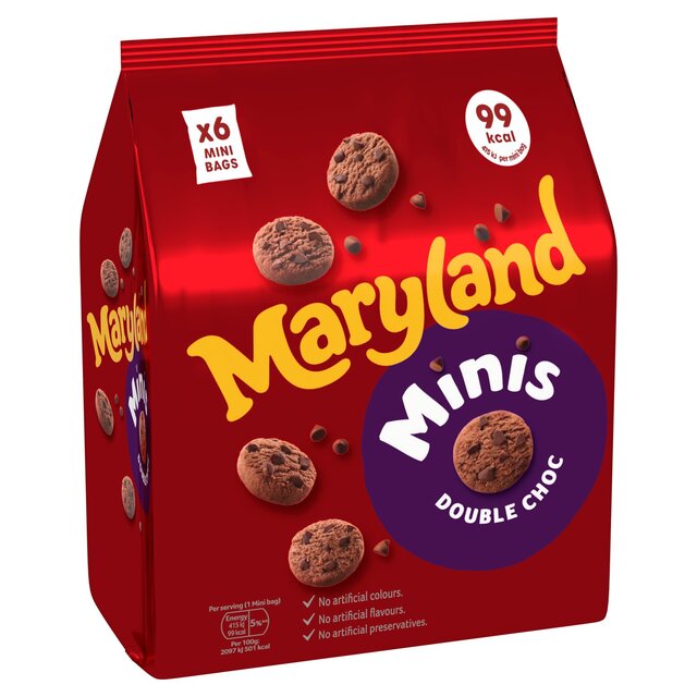 Maryland Mini Cookies Double Chocolate 6 x 19,8g