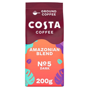 Costa Coffee Ground intensément Dark Amazonian Blend 200g