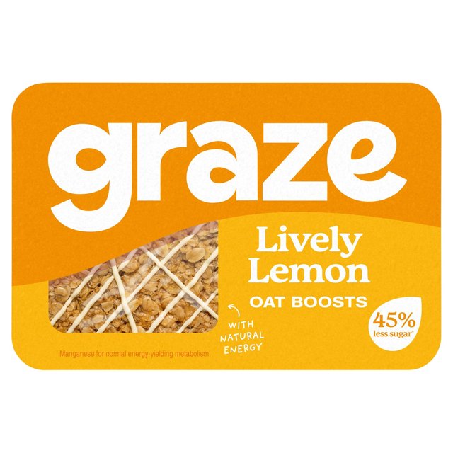 Graze Flapjack Lively Lemon 53G