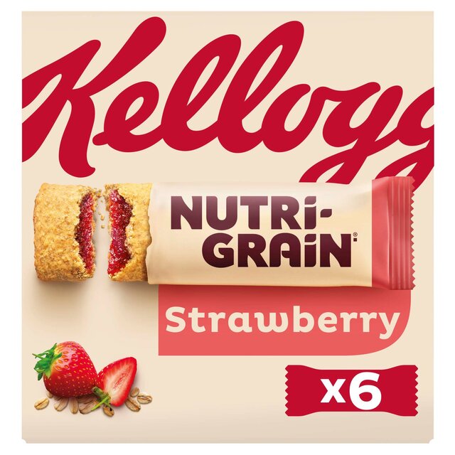 Kelloggs Nutri-Grain Strawberry 6 x 37G