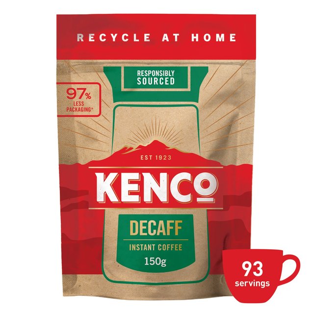 Kenco Decaff Instant Coffee Paper Refill 150g