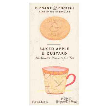 Miller's Elegant & English Baked Apple & Cushard Biscuits 140G