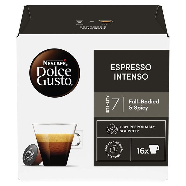 Nescafe Dolce Gusto Espresso Intenso Pods 16 par pack