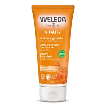 Weleda mer argousier vitalité crème végétalien de carrosserie 200 ml