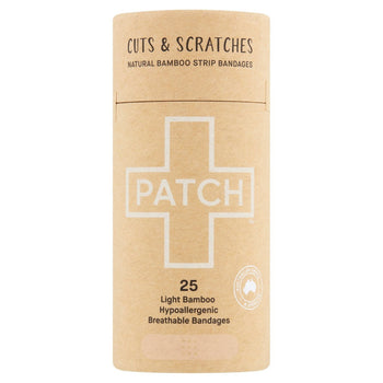 Patch Bambus empfindliche Pflaster natürliche 25 pro Pack