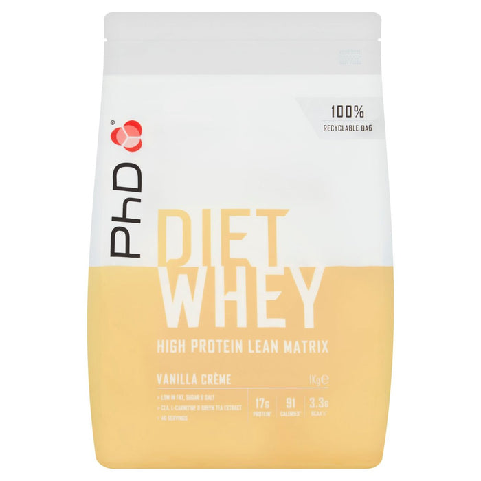 PhD Nutrition Vanilla Creme Diet Whey Powder 1 kg