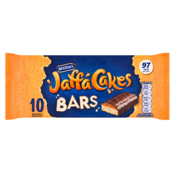 Paquete de 10 barras de pastel Jaffa de Mcvitie's 
