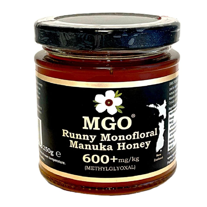 MGO Runny Manuka Honig 600+ Methylglyoxal 250 g