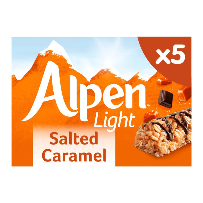 Alpen Light Cereal Bars Caramelo salado 5 x 19g