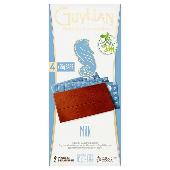 Guylian sin barras de leche de azúcar agregadas 100 g