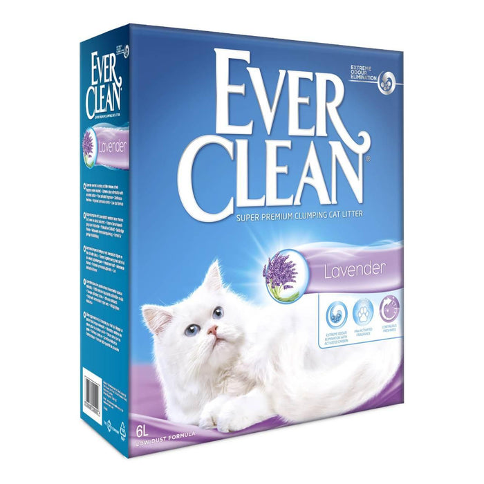 Alguna vez limpia la litera de gato de lavanda de lavanda 6L