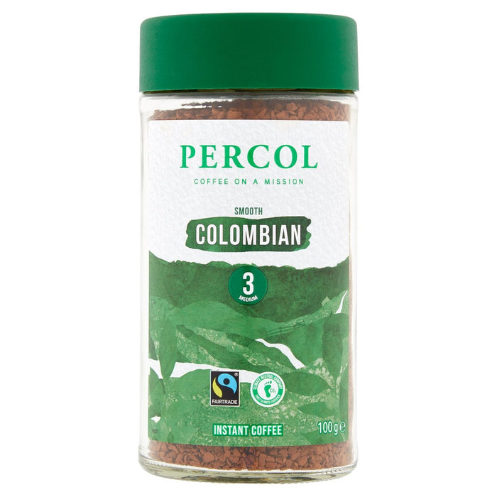 Percol Kolumbien Instant Coffee Fairtrade 100g