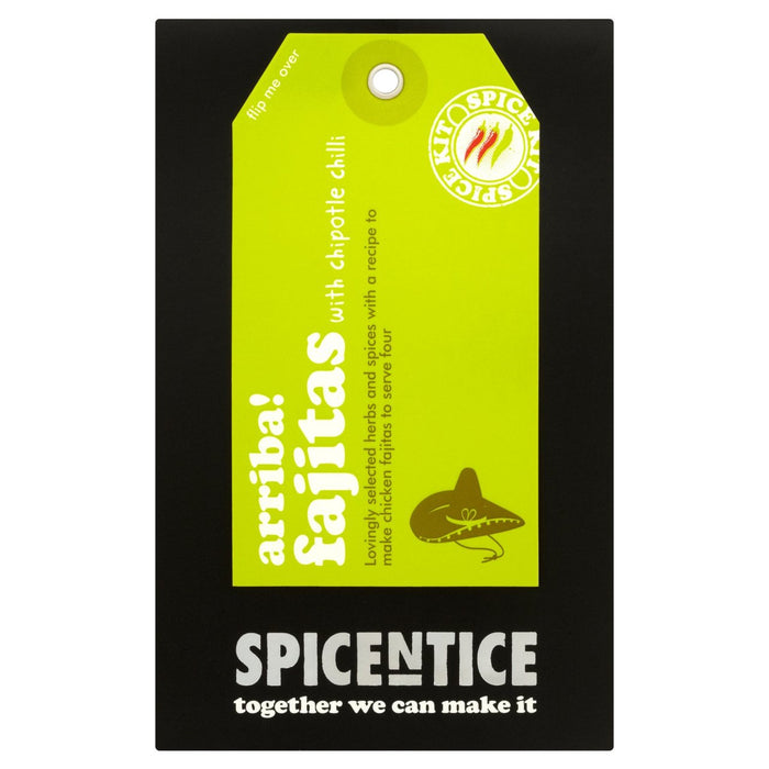 Spicetice Arriba Fajitas avec Chipotle Chilli Spice Kit 9G