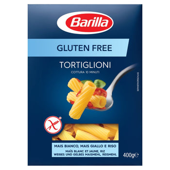 Pasta sin gluten de Barilla Tortiglioni 400G